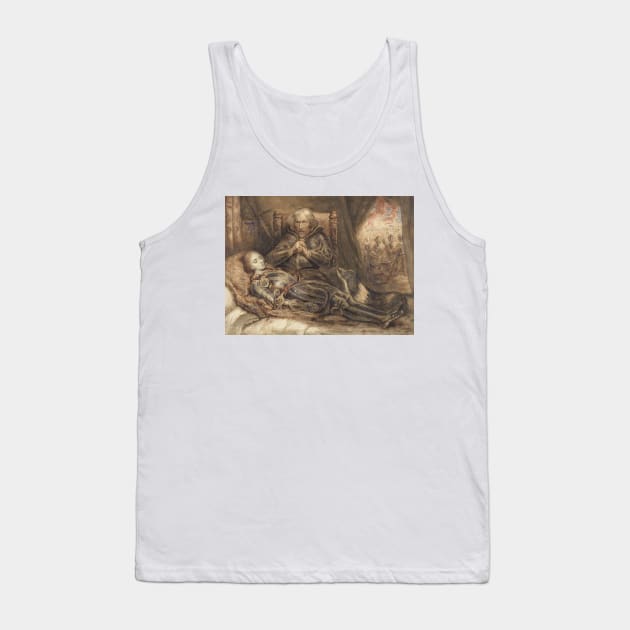 Eberhard von Wurttenberg Grieving for His Son by Ary Scheffer Tank Top by Classic Art Stall